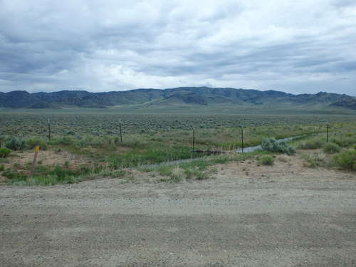 GDMBR: We crossed a man made ditch (water delivery system) not on the map.